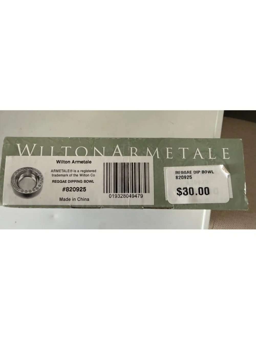 Wilton Armetale Reggae Dipping Bowl - Metal Dipping Bowl, Made in China